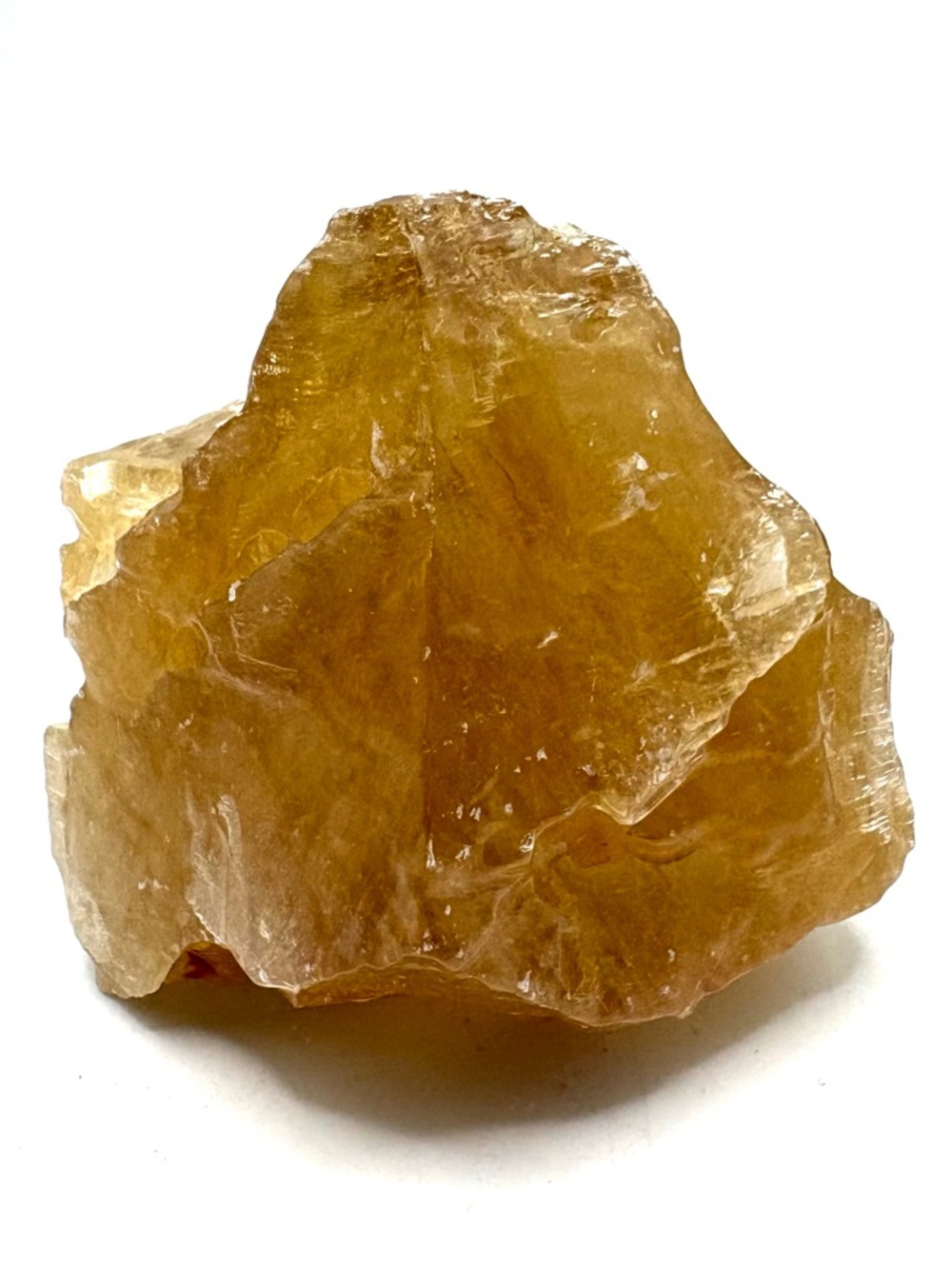 Raw Honey Calcite Crystal Specimen